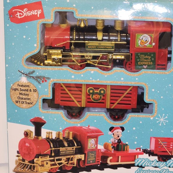 NEW Disney Mickey Mouse Holiday Express Train Set - Ready to Play Christmas Set - Picture 6 of 8